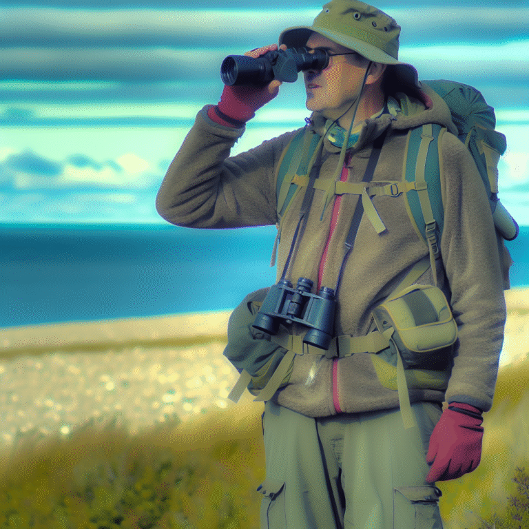 Cosplaying David Attenborough on Grímsey Island