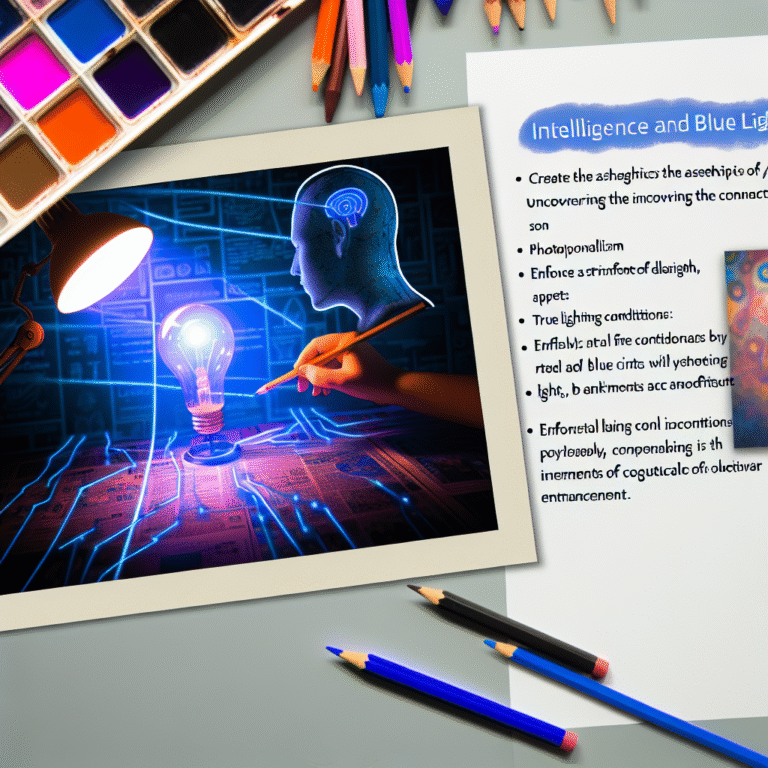 Intelligence and Blue Light: Uncovering the Connection