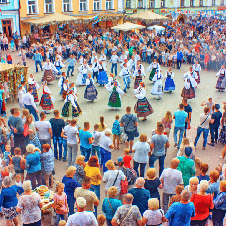 National Team Hosts Folk Festival at Town Hall Square National Team Hosts Folk Festival at Town Hall Square