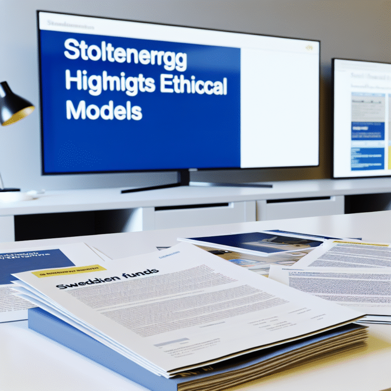 Stoltenberg Highlights Swedish, Danish Funds as Ethical Models