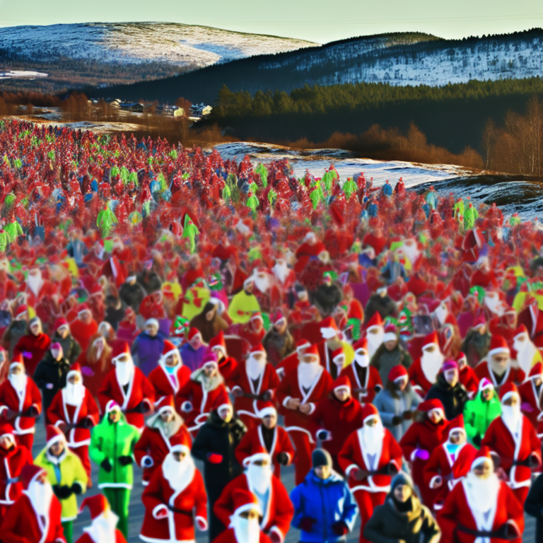 130,000 Santa Claus Fans Cross Norway: Latest Update