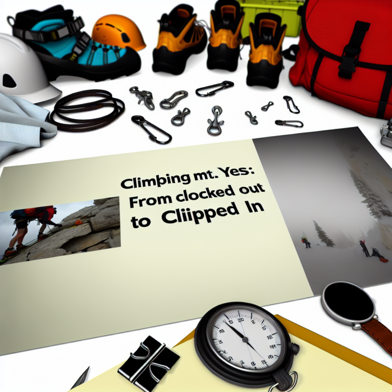 Climbing Mt. Yes: From Clocked Out to Clipped In