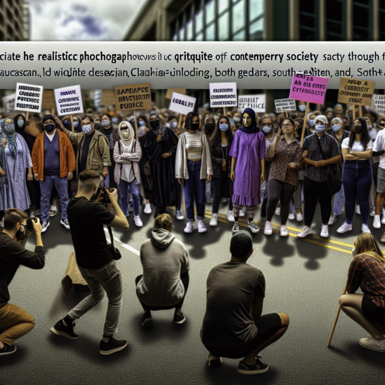 Critique of Contemporary Society Through Protest