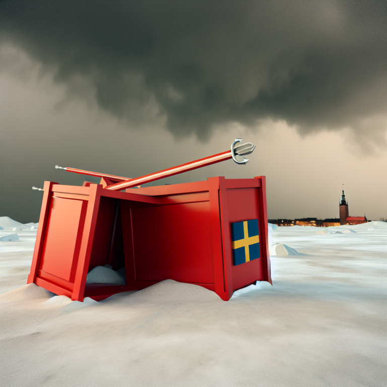 Storm Johannes Hits Sweden, Toppling the Gävlebocken