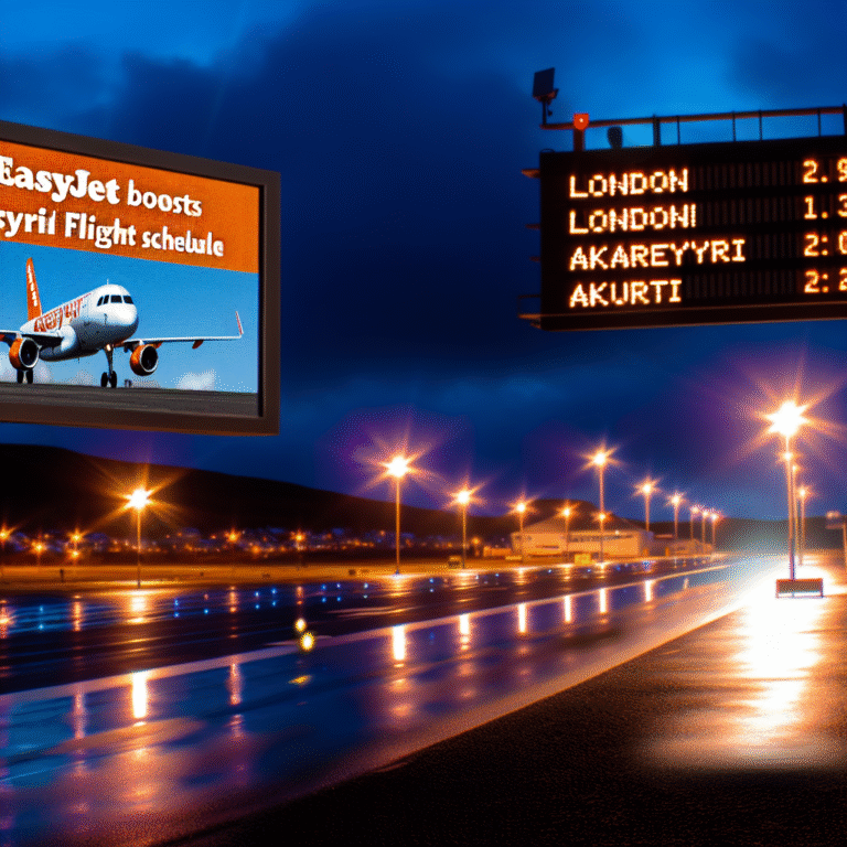 easyJet Boosts London-Akureyri Flight Schedule easyJet Boosts London-Akureyri Flight Schedule