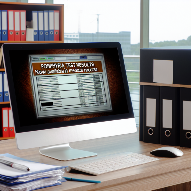 Porphyria Test Results Now Available in Medical Records Porphyria Test Results Now Available in Medical Records