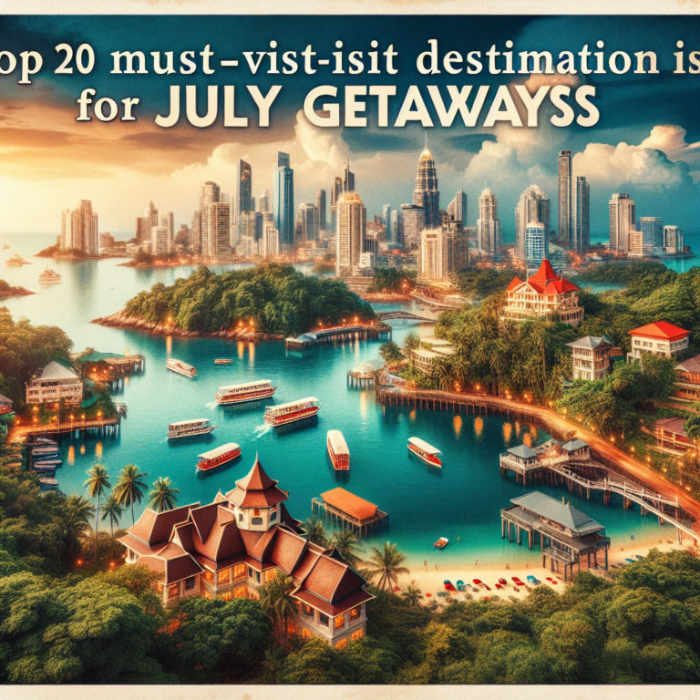 Top 20 Must-Visit Destinations for July Getaways