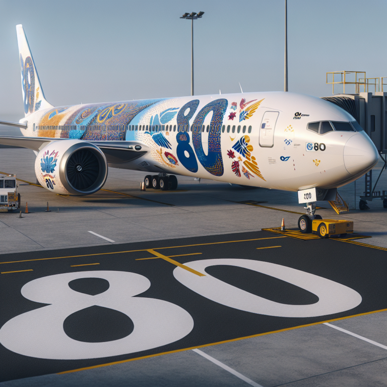 SAS Celebrates 80 Years with Commemorative Aircraft Livery