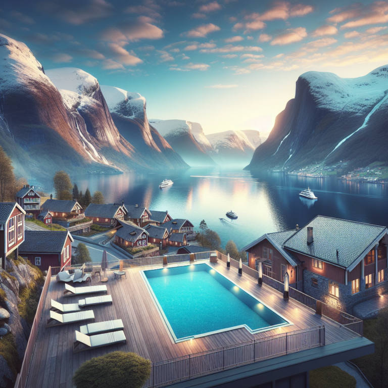 Stunning Fjord Views from Norway's New Hotel Rooftop Pool