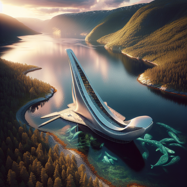 New Wildlife Viewing Platform, The Whale, Opens in Norway 2027